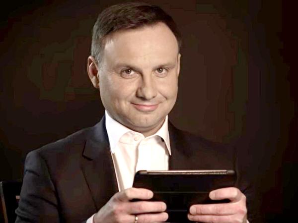 Andrzej Duda na Prima Aprilis
