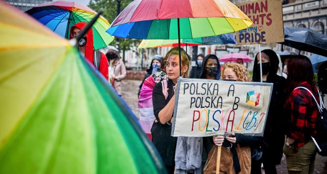 Protest przeciw Karcie rodziny, Łódź, 24 czerwca 2020 r.