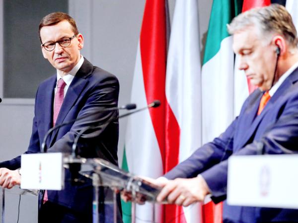 Mateusz Morawiecki i Viktor Orbán