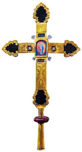 Złoty krzyż z Udine, Włochy, XIV w.