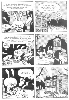 fragm. komiksu 'Skowyt na cześć Chopina' Saschy Hommera i Jana-Frederika Bandela