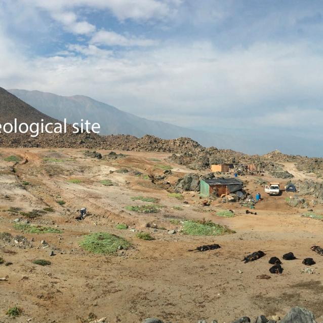 Stanowisko archeologiczne Zapatero w północnym Chile – jedno z pięciu ze śladami tsunami po katastrofalnym wstrząsie sprzed 3800 lat.