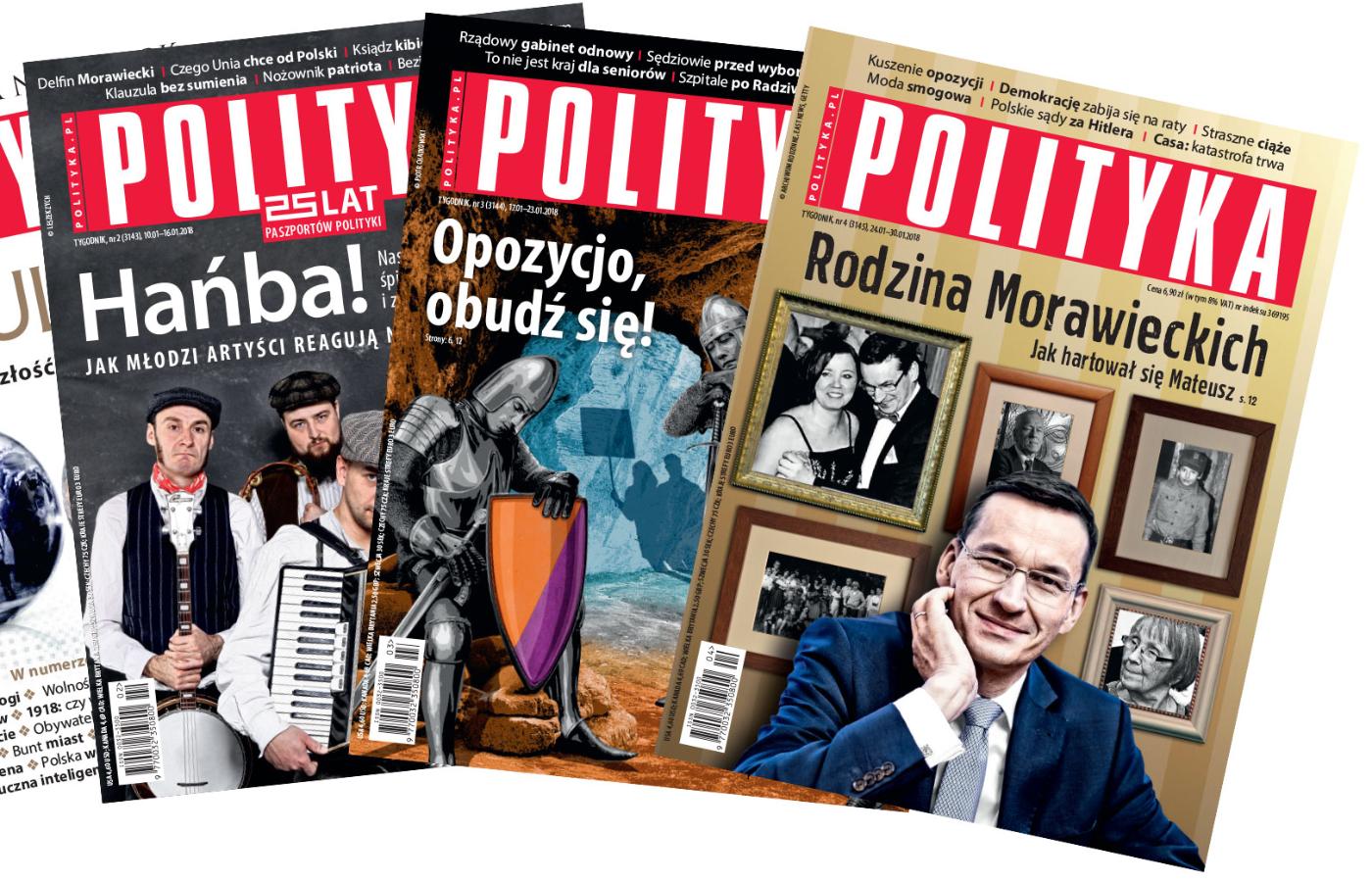 W styczniu 2018 r. POLITYKA jako jedyny tygodnik opinii przekroczyła granicę 100 tys.  średnio sprzedanych egzemplarzy.