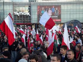 Jak na skalę nieobecności policji i medialną histerię, marsz przebiegł spokojnie.