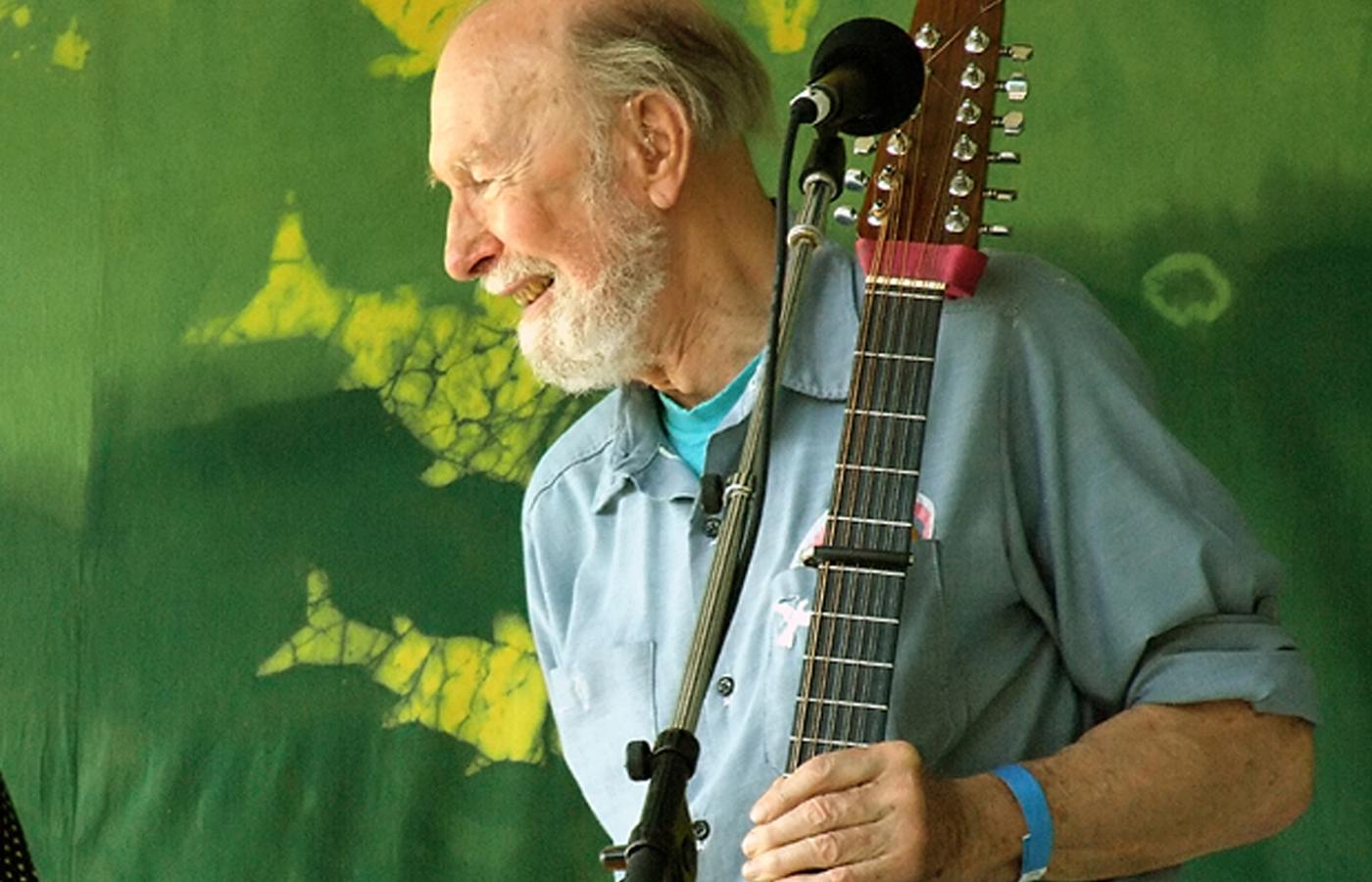 Pete Seeger podczas Clearwater Festival 2007.