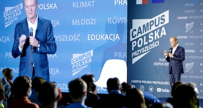 Donald Tusk na Campusie Polska