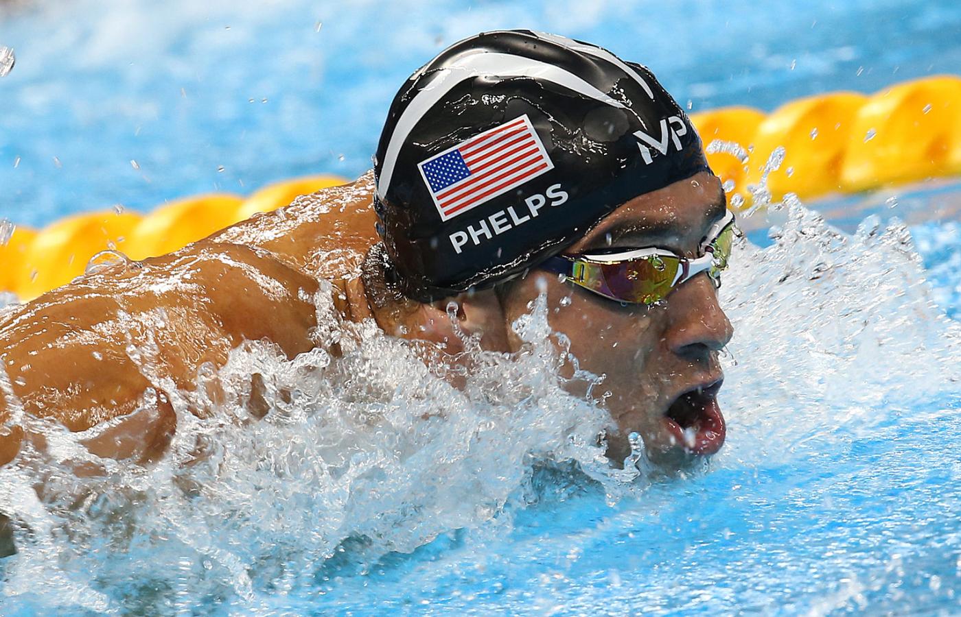 Pływak Michael Phelps zdobył na czterech olimpiadach 23 złote medale.