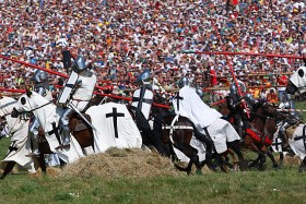 Największa bitwa rycerskiej Europy