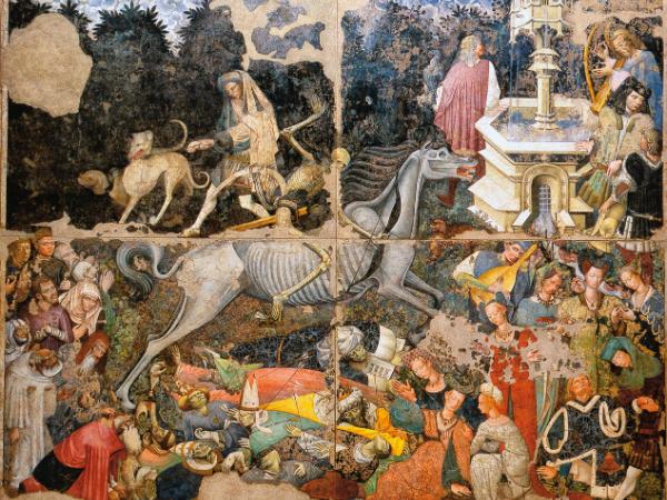 „Triumf śmierci”, fresk sycylijski anonimowego autora, ok. 1445 r.