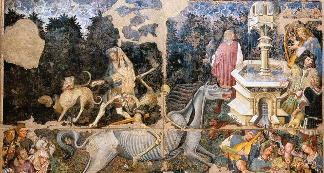 „Triumf śmierci”, fresk sycylijski anonimowego autora, ok. 1445 r.