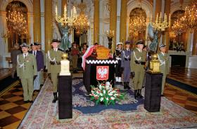 Pierwszy krakowski pogrzeb generała Władysława Sikorskiego, 17 września 1993 r.