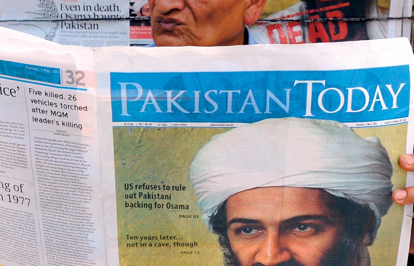 Śmierć ibn Ladena zajęła czołówki większości gazet.