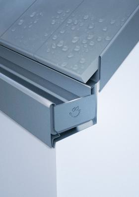 Wszystkie elementy systemu są prostokątne, dzięki czemu ich układ jest pod wieloma względami bardzo praktyczny.