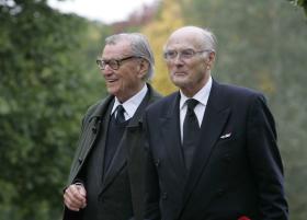 Ksiązę Mikołaj (z lewej) przewodzi Stowarzyszeniu Rodziny Romanowów. Na fot. z księciem Dymitrem.