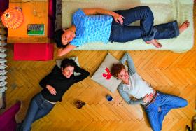 Od lewej: Magda, Maja i Rybka z Niskiej w Warszawie. Przyjaciółki doraźne.