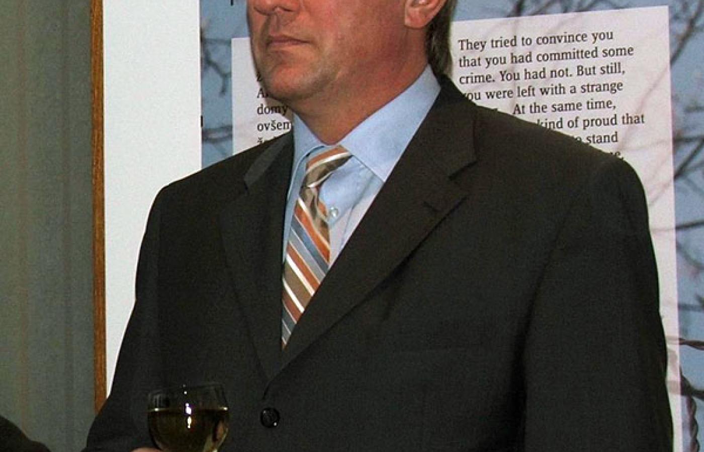 Premier Mirek Topolanek, największy czeski eurosceptyk. Fot. Hynek Moravec, Wiki