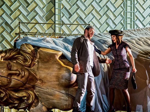 Łukasz Goliński jako Selim i Edyta Piasecka w roli Fiorilli