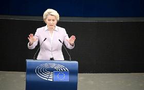 Szefowa Komisji Europejskiej Ursula von der Leyen.