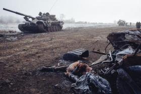 Wojska separatystów pod Dabalcewem.