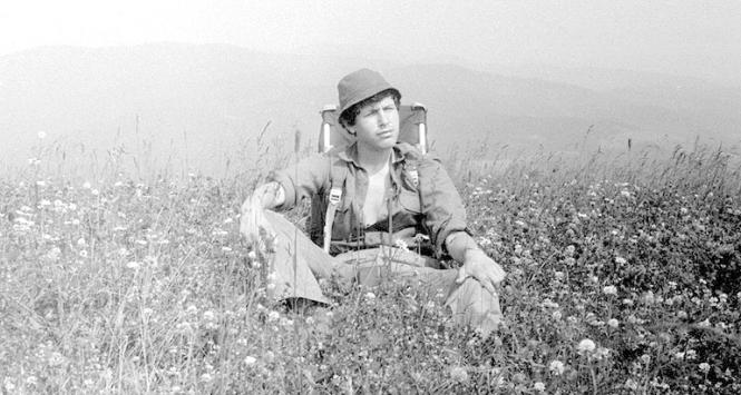 Władysław Stasiak podczas jednej z wypraw w góry