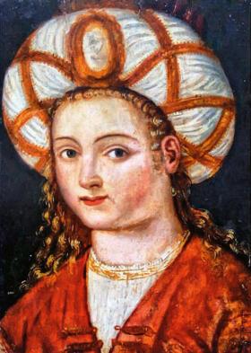 Roksolana – Hürrem, faworyta i żona Sulejmana; portret z XVI w.