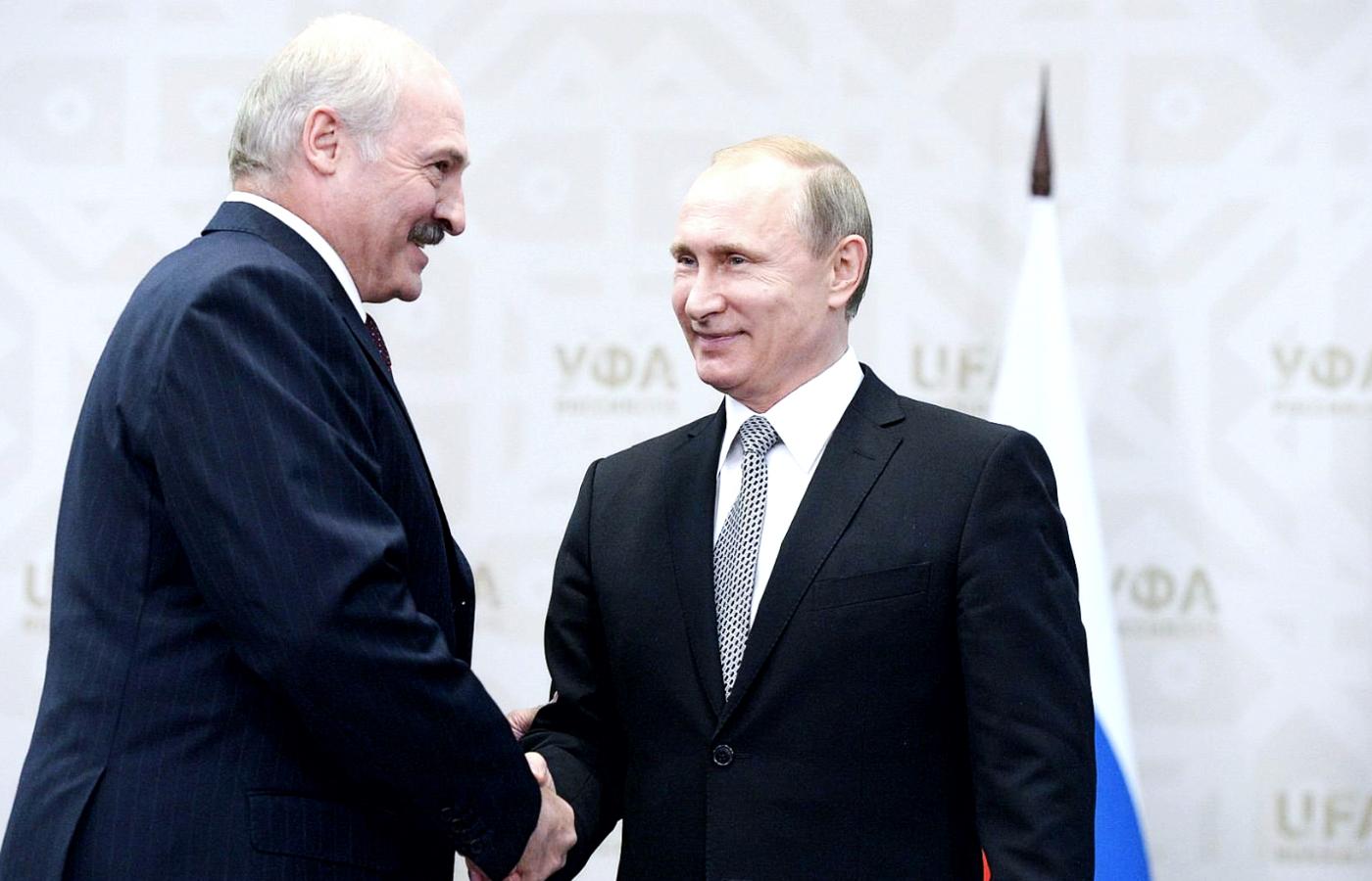 Aleksandr Łukaszenka i Władimir Putin. Zdjęcie z 2020 r.