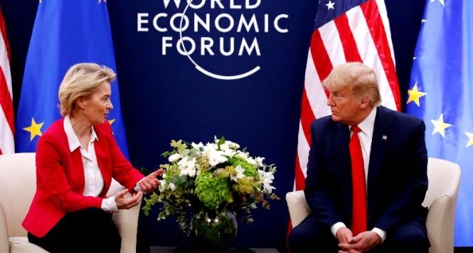 Spotkanie Ursuli von der Leyen z Donaldem Trumpem, 21 stycznia 2020 r.