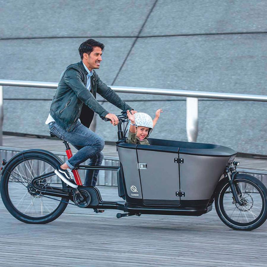 Carqon – zaprojektowany w Holandii rower elektryczny do przewożenia dzieci.