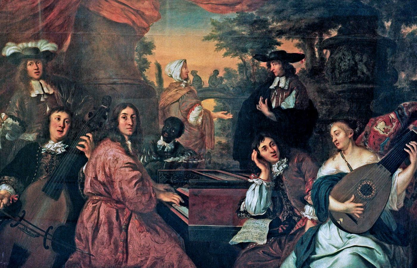 Dietrich Buxtehude (1637–1707), kompozytor kantat, na obrazie Johannesa Voorhouta z 1674 r.