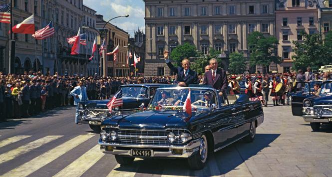 Podczas wizyty w Polsce, z Edwardem Gierkiem w Krakowie, 29 lipca 1975 r.