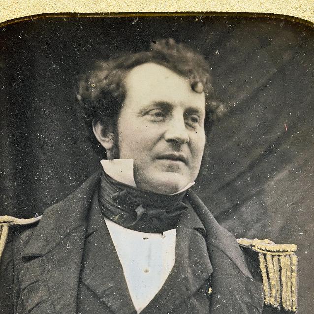 Dagerotyp kapitana Jamesa Fitzjamesa, 1845 r.