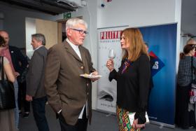 Piotr Sarzyński z Ewą P. Porebską.