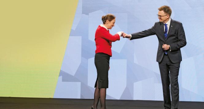 Katarzyna Pełczyńska-Nałęcz i Szymon Hołownia