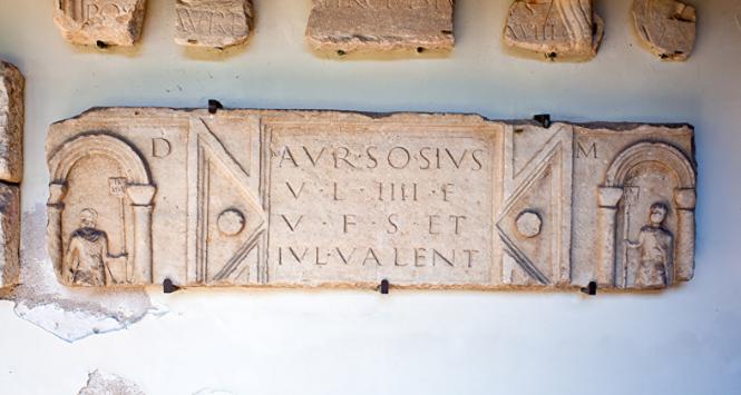 Rzymskie lapidarium. Muzeum Grado, Włochy.