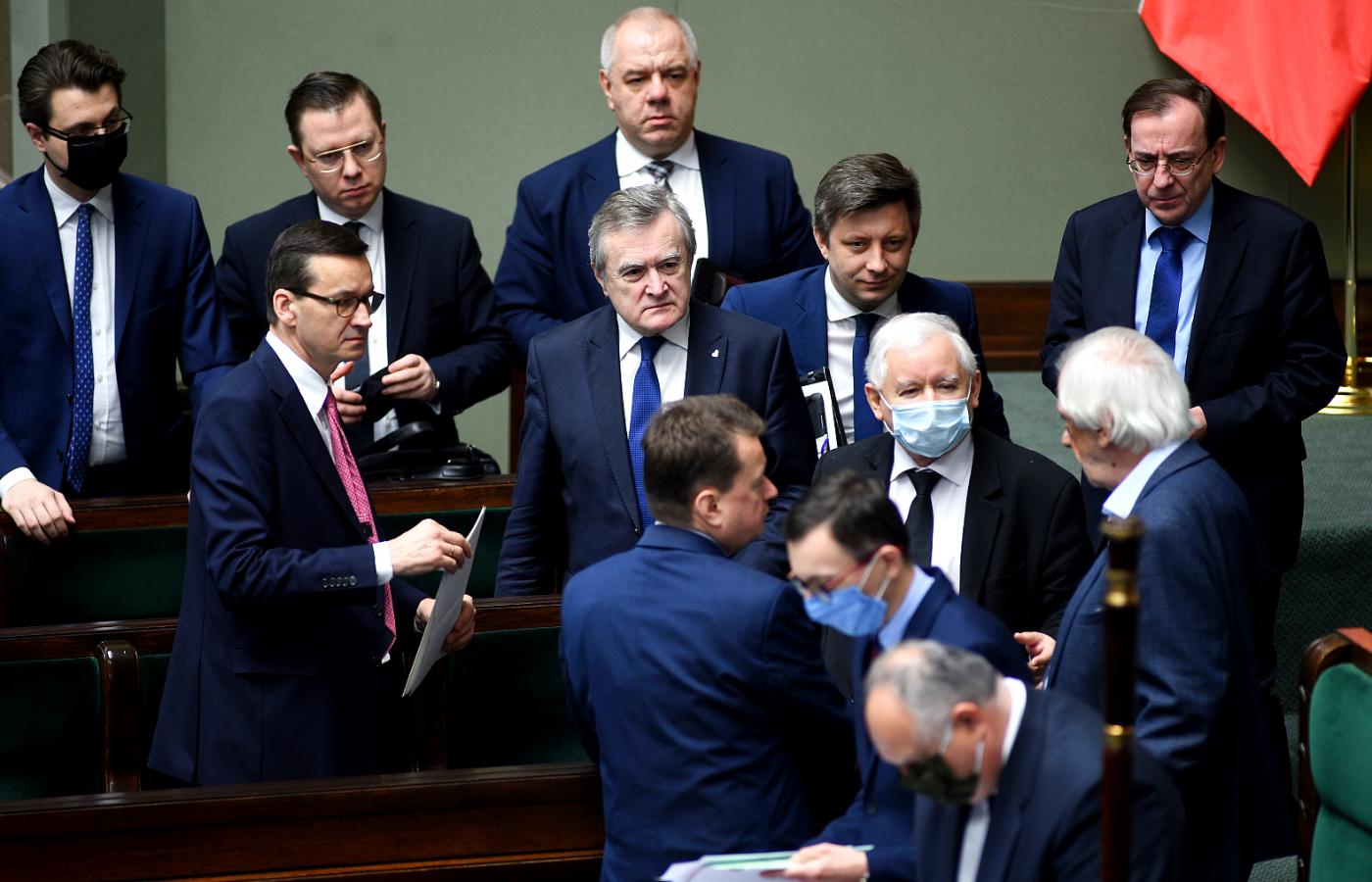PiS na posiedzeniu w Sejmie, 7 maja 2020 r.