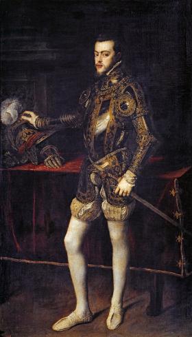 Tycjan, „Portret Filipa II”, 1551 r.