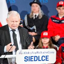 Jarosław Kaczyński w Siedlcach