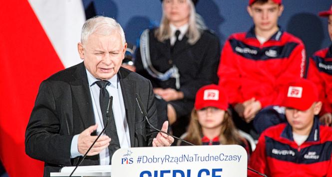 Jarosław Kaczyński w Siedlcach