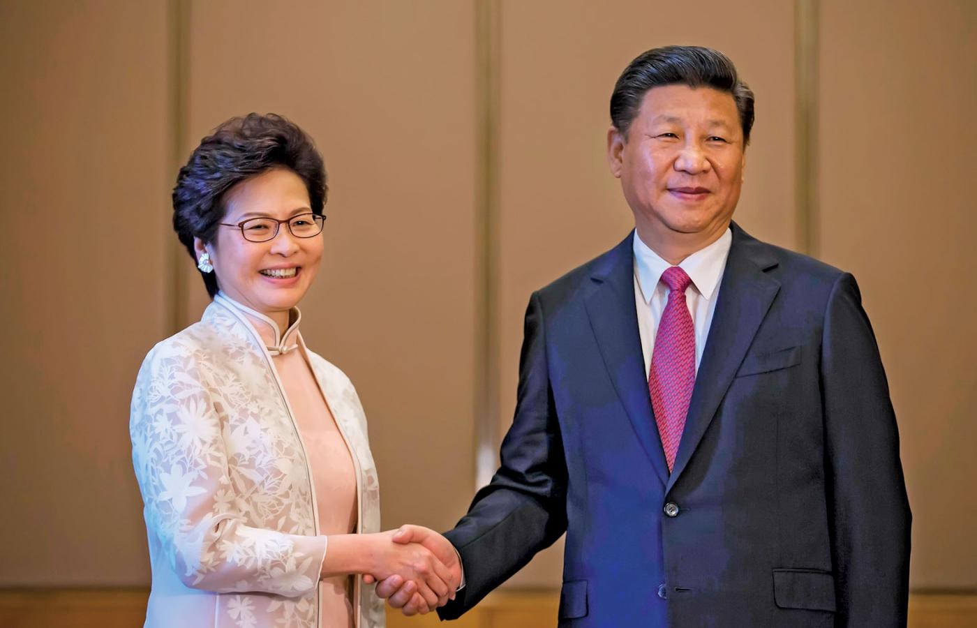 Xi Jinping i Carrie Lam