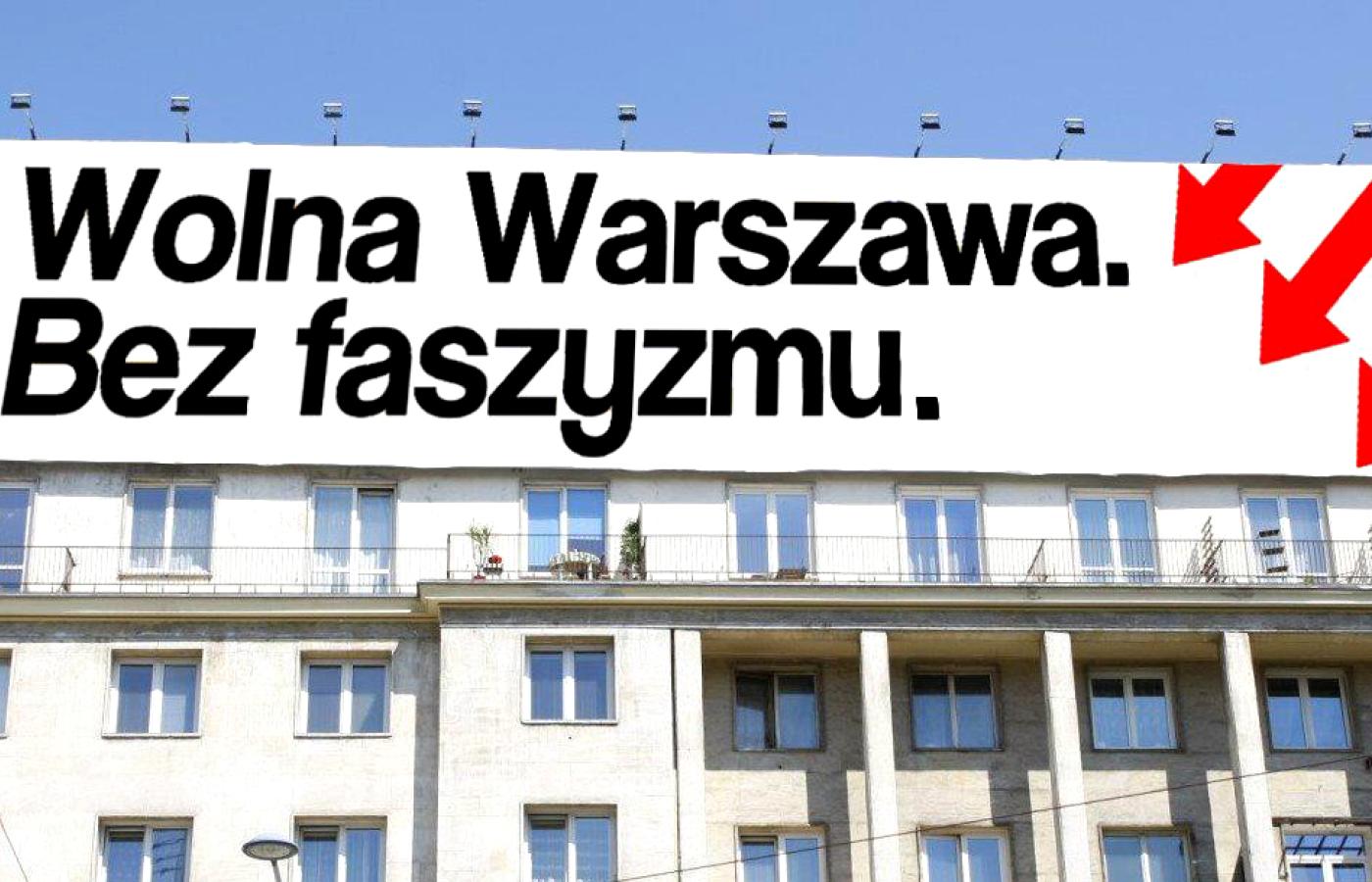 „Wolna Warszawa. Bez faszyzmu”