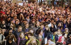 Protest przeciwko polityce FPÖ. Wiedeń, 3 października 2024 r.