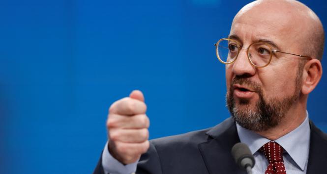 Charles Michel, przewodniczący Rady Europejskiej. Zdjęcie z 1 lutego 2024 r.