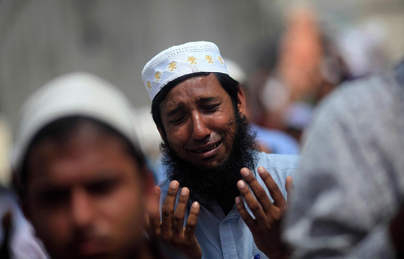 Muzułmanie z Bangladeszu. Dhaka, sierpień 2012 r.