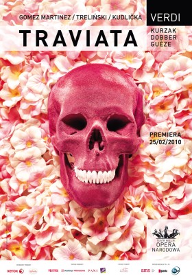 'Traviata' w reż. Mariusza Trelińskiego - plakat