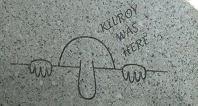 Kilroy - Washington DC WWII Memorial