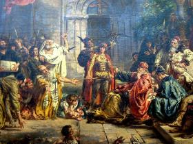 „Przyjęcie Żydów w Polsce”, malował Jan Matejko