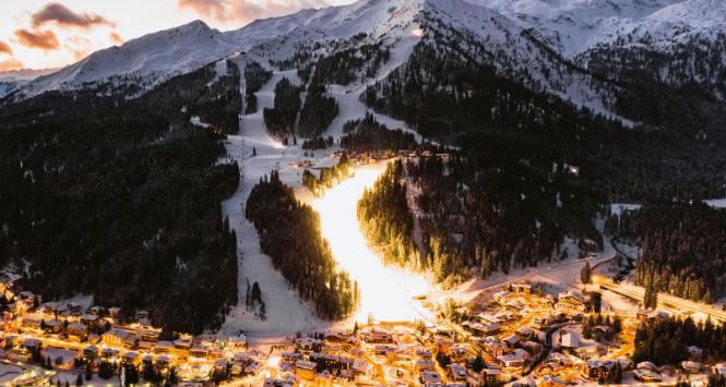 Włoski kurort Madonna di Campiglio.