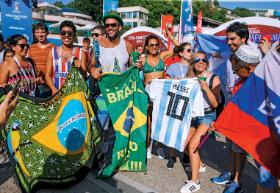 W Soczi stacjonowały m.in. drużyny Polski i Brazylii oraz międzynarodowa ekipa kibiców.