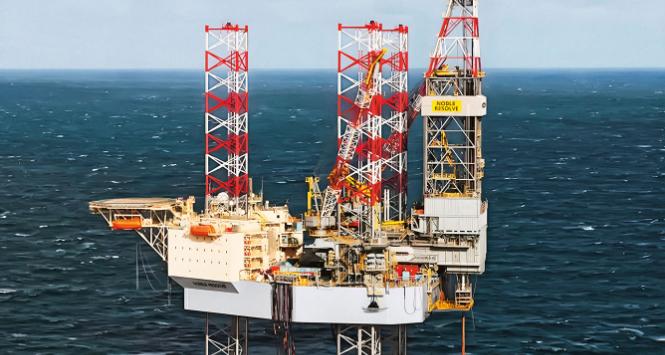 Platforma wiertnicza CEP u wybrzeży Wolina