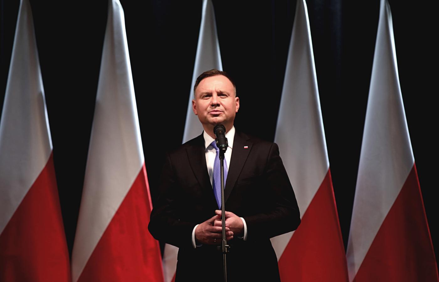 Andrzej Duda podczas wizyty w Zakliczynie